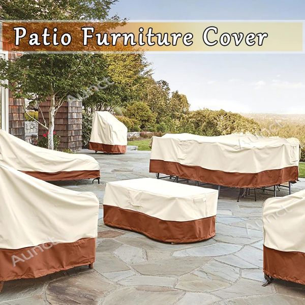 Decorazioni 420D Cover per mobili da giardino per esterni per outdoor per divano sedia da tavolo patio impermeabile antipasto contro la neve della pioggia