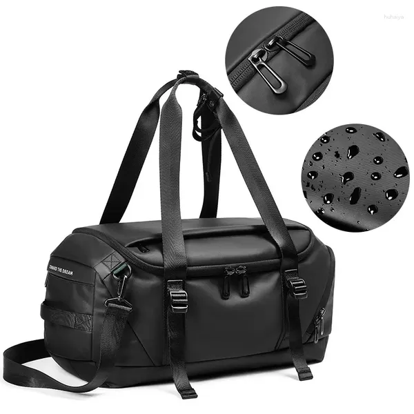 Duffel Bags Multifunktionaler Outdoor -Wasserdichte Schulter -Fitness -Tasche mit großer Kapazität Reisen Handtasche Männer Basketball Fußball Sporttraining