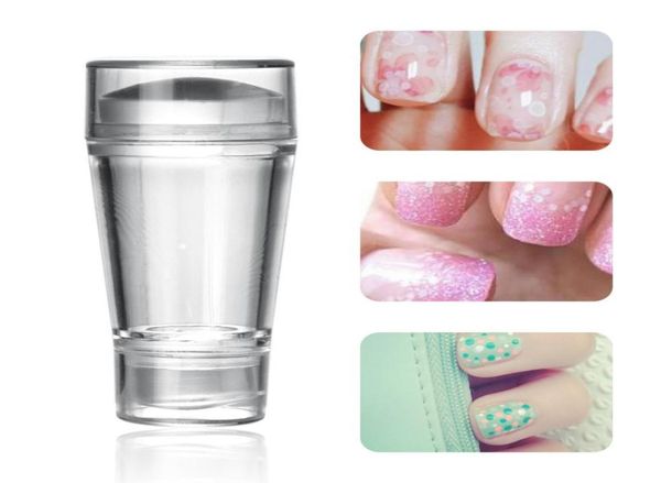 Trasferimento di unghie in silicone Trasferimento solido Modello di nail art chiaro Donne Finger Fingernail Stampelail Colore Mani4236151