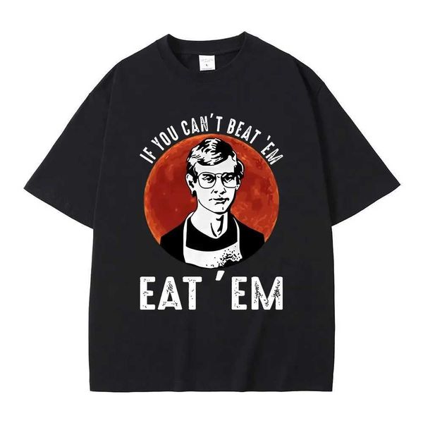 T-shirt maschile se puoi picchiarti em em em Effrey dahmer ispirato alla maglietta umorismo con paroof di battuta da uomo da uomo maglietta da uomo maglietta classica t-shirt vintage t240425