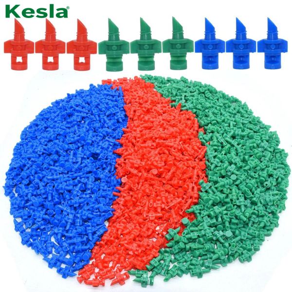 Dekorasyonlar Kesla 100pcs 90/180/360 Derece Kırılma Nozumu Bahçe Sprinkler Tarım Sulama Tesisi Sprey Moza Çiçekler İçin Sehak