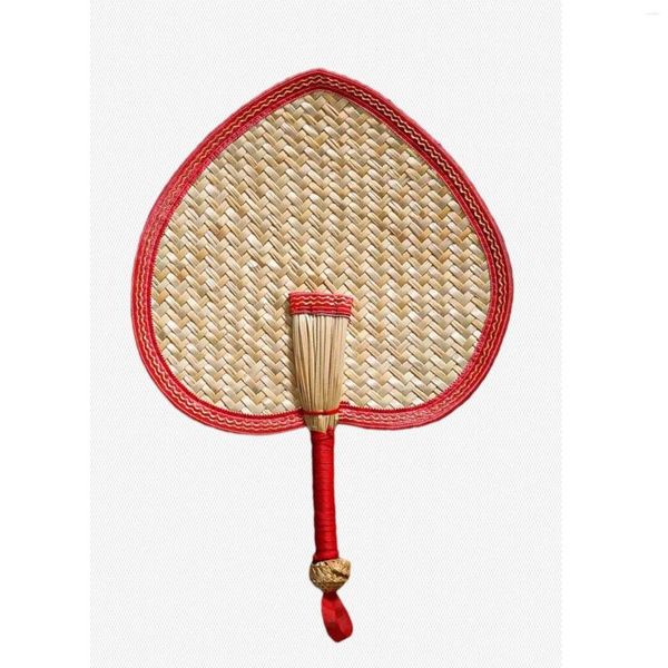 Dekoratif Figürinler 1pc Rattan Fan El Yapımı Saman Dokuma Fanları Zanaat Yaz Soğutma Soğutma Kurtlayıcı Kılavuz El Kılavuzu Bambu Ev Dekor