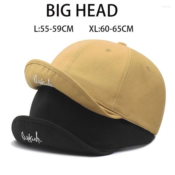 Caps de bola elegante Campo de beisebol de algodão curto elegante Homens do pai casual hat hat hap