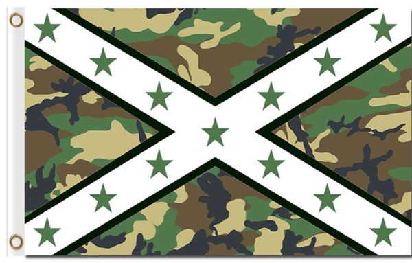 Hersteller von professionellem Flaggen 90x150cm36x60 Zoll 100D Polyester 3x5ft Banner mit Metalltarten USA Green Camouflage Cross Flag4008897