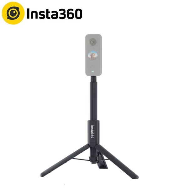 Insta360 2-em-1 Tripé de bastão de selfie invisível para x4 x3 / one x2 / um rs / r / one x / go 2 acessórios 240422