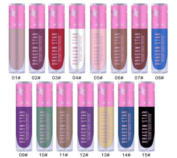 Lipgloss Flüssiger Lippenstift Lippen Make -up wasserdicht langen Glanz 3 Farbe Ganzkosmetik Lippenstift KISS Proof Dauer 1709421