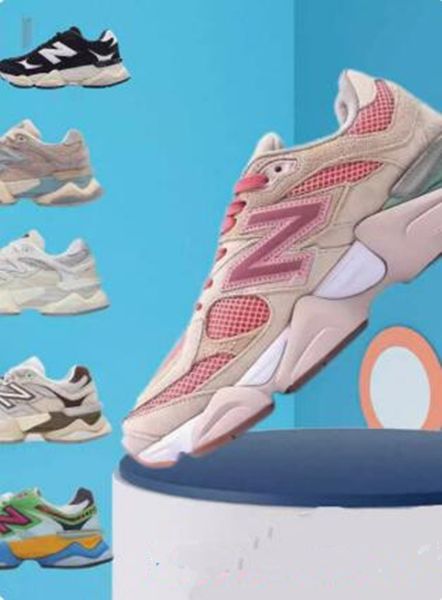 Nuovi equilibri NB 9060 Joe FreshGoods Men Women Shoe Shear Suede 1906r Penny Cookie Pink Baby Shower Blue Sea Salt Sneakers per outdoor Trail