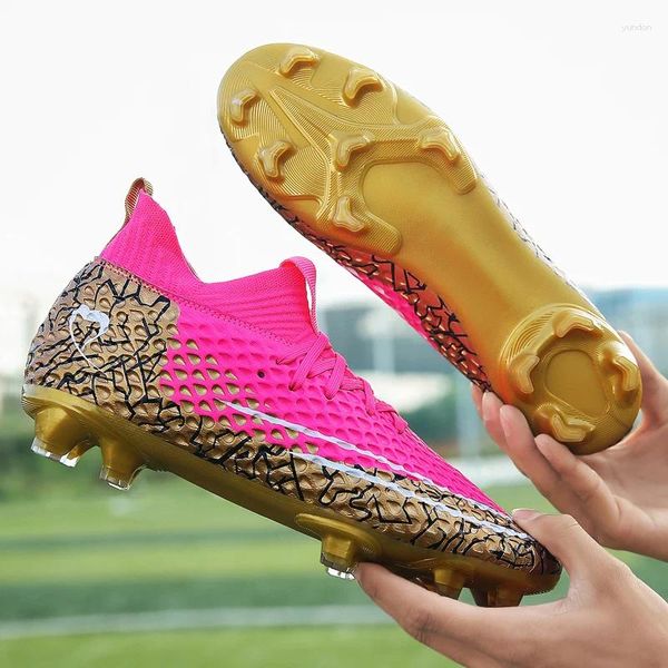 American Football Scarpe Super Star Fashion Red Men's Boots 2024 Professional Cleats Original Soccer unisex Big Size 47 Chaussurs Futsal