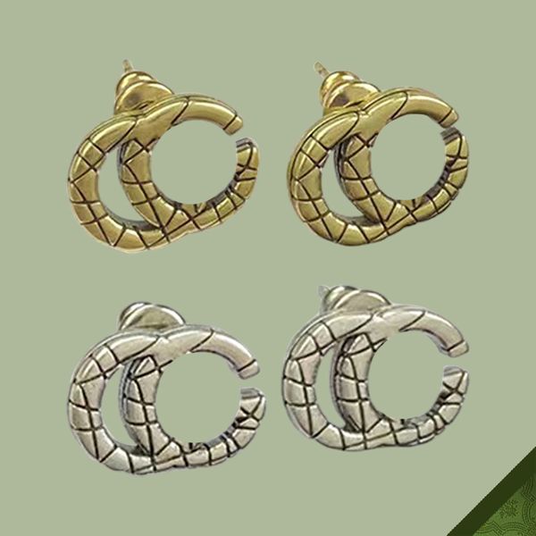 Ohrring -Stollen Ohrringe Designer G Luxusschmuck Bijoux S925 Silbernadel mit gestreiftem Monogramm Neue Mode hochwertige Damen Herren freien Versandgroßhandelesales