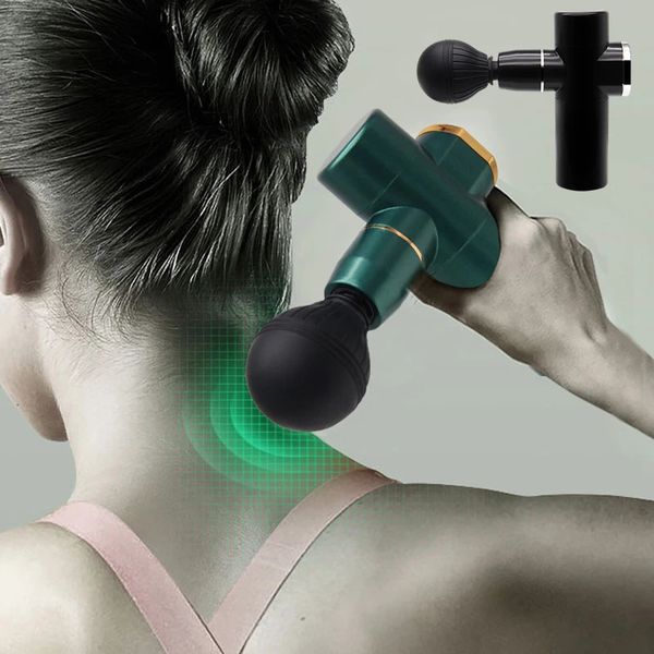 Mini vibrazione massaggio pistola da donna rilassamento muscolare portatile massaggiatore elettrico fitness vibratore-massaager affascinante attrezzatura fascia 240422