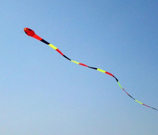 3d 40 metri acrobazie enorme serpente rosso serpente sport kite giocattolo all'aperto 5546953