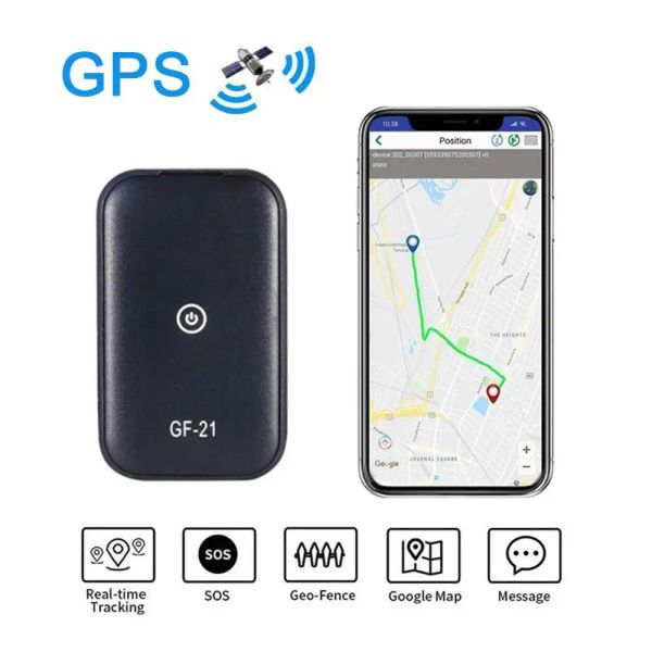 Allarme GF21 GF22 Mini Car tracker GPS Tracker in tempo reale Dispositivo di localizzazione del camion Antilost Record Tracking Dispositivo Long Standby