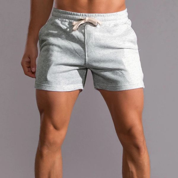 Yaz% 100 Pamuklu Sıradan Şort Erkekler Yüksek Kaliteli Moda Kısa Pantolon Yan Cepleri Zip Dış Mekan 240415