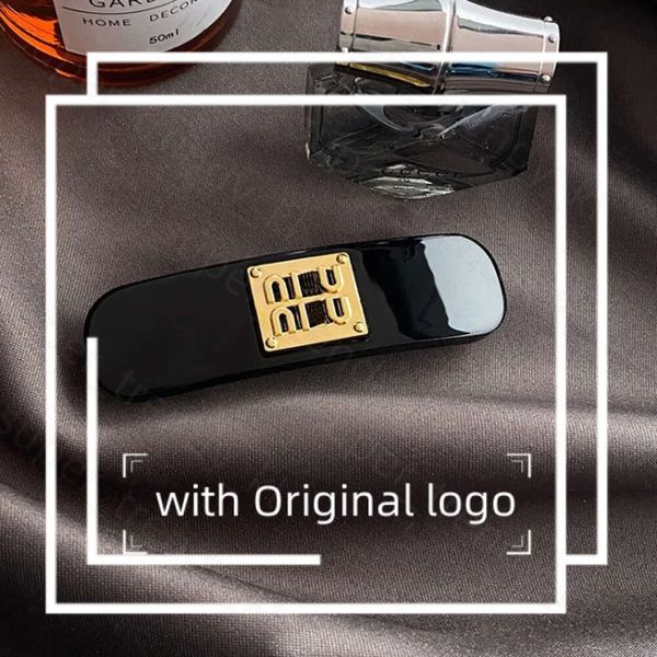 Miui Bag Mui mui Neues rechteckige Legierungshaar Clip Designer Luxus Haarschmuck klassische Marke Frauen Seite Haarschleife Mode bunte Liebesgeschenke Haare Barrettes 258