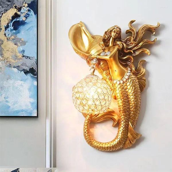 Lampade a parete Temar Contemporary Mermaid Lampa