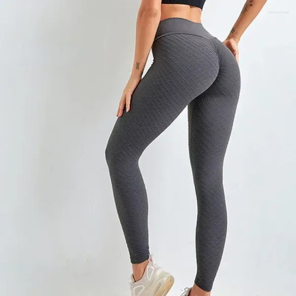 Leggings femininas Mulheres Tights Gym Gym High Sportswear Sports Sports Sports Sports Yoga Legging Lady Lady Solid Slim Fit Pants 30153