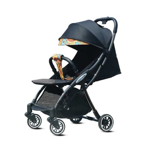 Kinderwagen# der 2024 neue leichte Baby Kinderwagenstation Wagen ist mit einer tragbaren Faltung und Q240429 ausgestattet