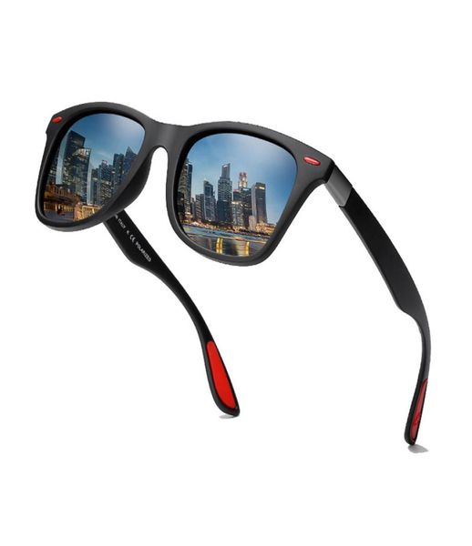 2019 Square Brand Design clássico de óculos de sol polarizados homens Mulheres que dirigem quadros quadrados de sol orgânicos masculino Goggle UV400 GAFAS DE SOL7130544