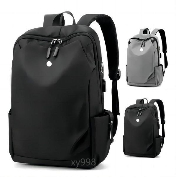 Sırt çantası erkek kadın yoga ll çanta sırt çantaları dizüstü bilgisayar seyahat açık su geçirmez spor çantaları genç okul siyah gri