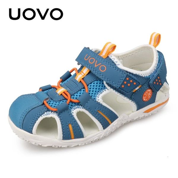 Uovo Childrens Schuhe Kinderkinder Sandalen für kleine Mädchen und Jungen Sommer Beachschuhe Eur #24-38 240424 geeignet