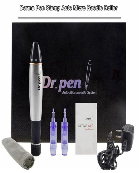 A1C DR Pen Derma Pen Auto Electric Microneedle System Регулируемая длина иглы 025 мм30 мм против угрей по уходу за кожей3318348