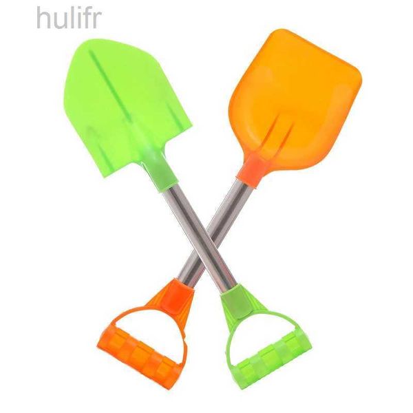 Песчаная игра с водой Fun 2pcs Beach Shovel Toy Kids Outdoor Sand Shovel Play Sand Tool Summer Beach Игра в лопатах игровой дом Toys случайный цвет D240429