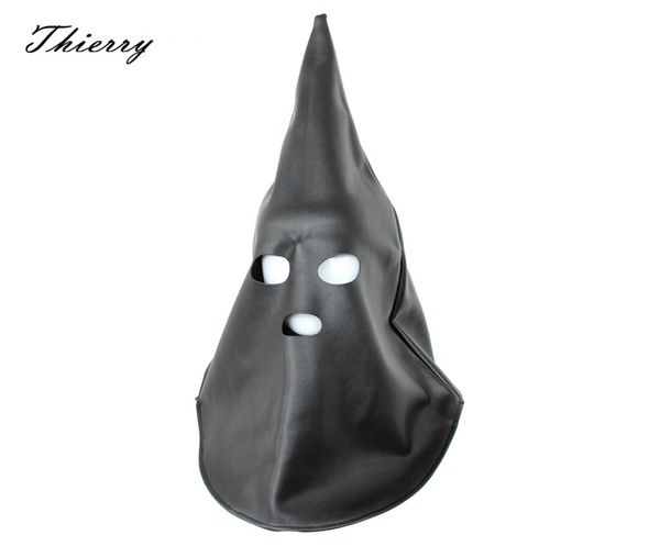 The Thierry Ghost Masker Mask Mask Full Cover Conting Head Hod с открытым ртом для глаз секс -игрушки для фетиш -паров для взрослых T2006708310