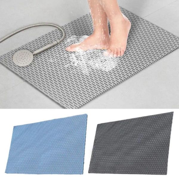 Tappeti tappetino per doccia con fori di scarico non slip tappetini per asciugatura rapida pavimento del bagno pvc vasca da bagno vasca da bagno
