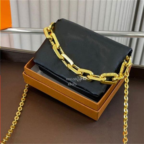 Fashion Mini Luxury Genuine Coussin Donne portano sacca nera gialla Bagf pelle cuoio in pelle in rilievo borsetta per la borsetta della borsetta della borsetta