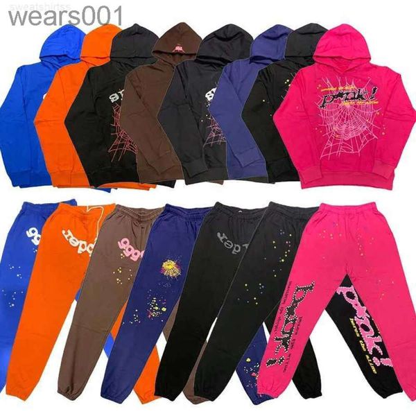 Mens Hoodies Sweatshirts Red Young Thug 555555 Hoodie Erkek Kadın Melek Pantolon Puff Basperi Baskı Grafik Web Y2K Th2l