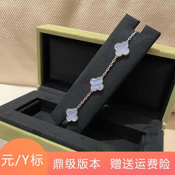 Дизайнерский браслет мода роскошные ювелирные изделия для любовников 18K Розовое золото цветочный браслет самка