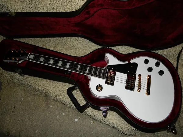 Custom Shop White E -Gitarre Hochwertige kostenlose Versand A8344