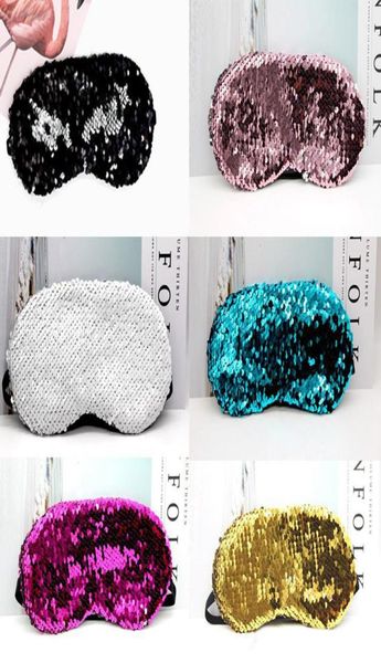 Eyepatch Denizkızı Yeni Stil Kadın Erkekler Glitter uyku Göz Maskesi Moda Seyahat Çocuk Göz Yama Göz Farı 7067599