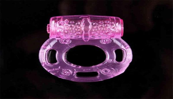 Schmetterlingsring Silizium Vibration Cockring Penis Ringe Hahn Ring Sex Spielzeug Produkte für Erwachsene Spielzeug Penis Vibrador4678021