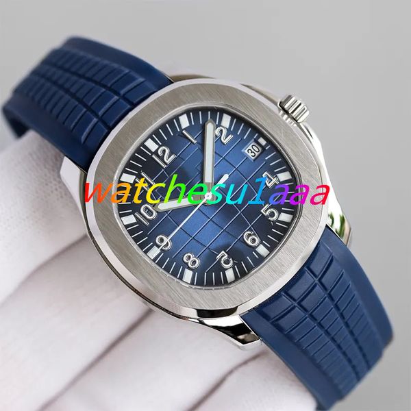 Aquanautmens assiste movimento elegante movimento automático pat 40mm tira de borracha confortável risca à prova d'água de qualidade luminosa relógios de pulso Montre de luxo relógio dhgate