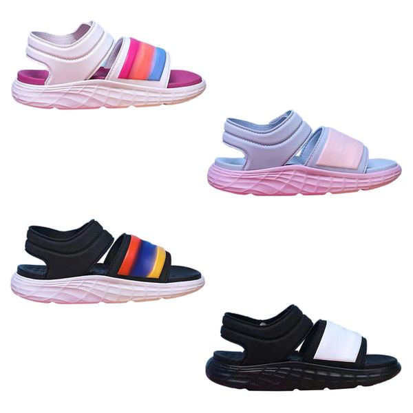 Durango Kids Sandals Girl Pantoffers Kinder Klassiker Streifen Schuhe Sommer Fashion Casual Schuhe Designer Leichter langlebiger Non -Slip -Strand Kinder Schuhe Schuhe