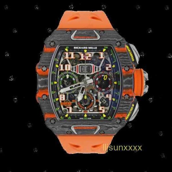 Designer mechanische Uhren Luxus-Herren Uhren Sportwachen Kollektion RM 11-03 NTPT McLaren Special Limited Edition Uhr