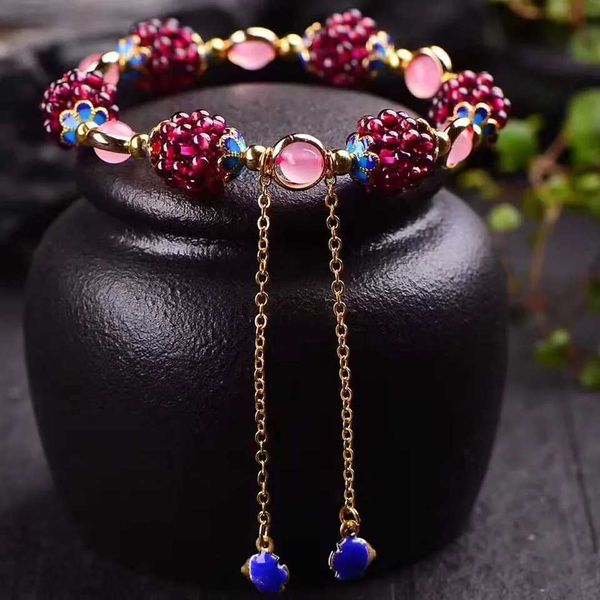 Bracciale turchese in Tibet a catena per donne uomini braccialetti braccialetti bohémien gypsy indiano afgano gioielli turchi