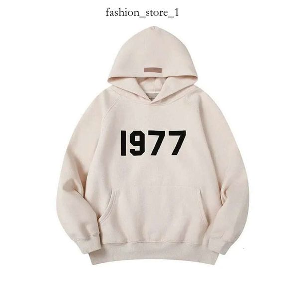 Дизайнерские мужские капюшоны 1977 года Essential Sspants Hoodie Print Printing Pullover Whothirts Fashion Classic EssentiSclothing Пары EssentialTrackSuit A1 666