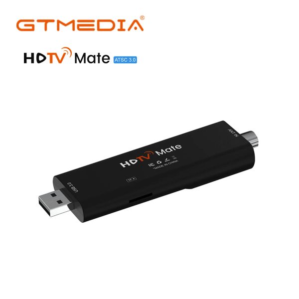 Stick GTMedia HDTV Mate ATSC 3.0/1.0 Usb Stick Stick para EUA, Coréia do Sul, Jamaica, México, Canadá, Índia, Brasil, etc.