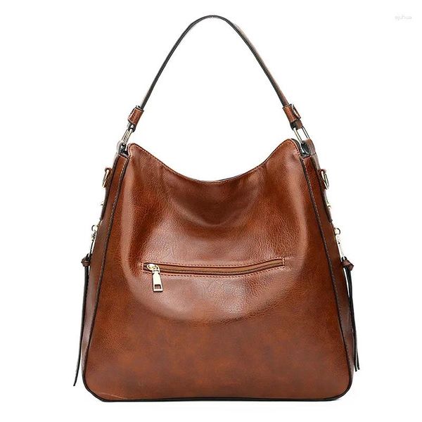 Hobo Hobos Europe Crossbody Bag Ladies Vintage Lüks Çantalar Kadın Çantalar Tasarımcı 2024 Sac için Yumuşak Deri