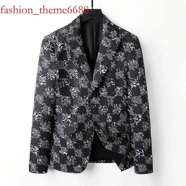 Abiti da donna abiti occidentali maschili blazer designer cappotto autunno cappotto slim fit griglia a strisce geometry geometry cappotti vestito abito 5rm3