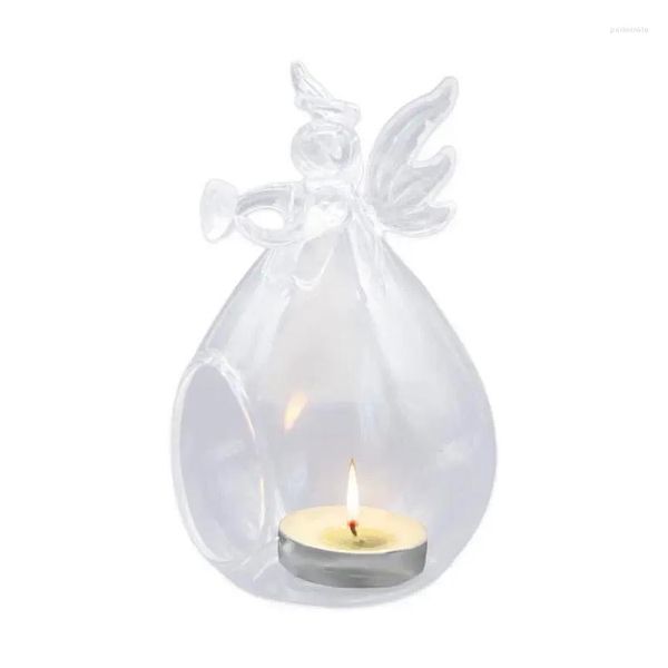 Titulares de vela pendurados tealight titular resistente a temperatura Angel Globes Tea Lights para velas para peças centrais de casamento e drop dh6lr