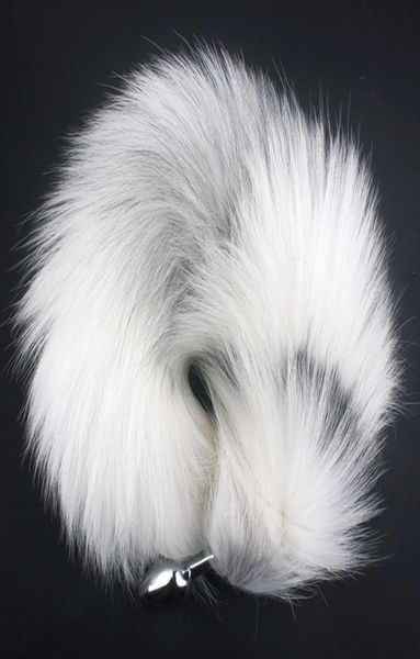 Fanala Drop Real Fox Tail Anal Plug Anus Toy Butt Plug Animal Rollenspiel Cosplay Fox Tail für Sex -Spiel Erotikspielzeug Y1907165221701