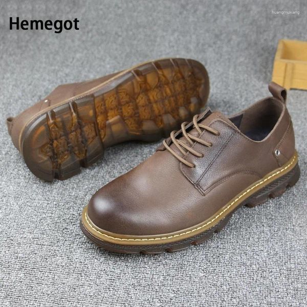 Sapatos casuais com baixo cano baixo em couro genuíno masculino masculino masculino de pevilhão de pecune homem de estilo britânico de estilo britânico