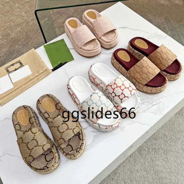 Designer-Hausschuhe Plattform Sandalen Sticked G Mules Multicolor Flora Objektträger modische einfach zu schweine Stile Slides Frauenrutschen Schuhe