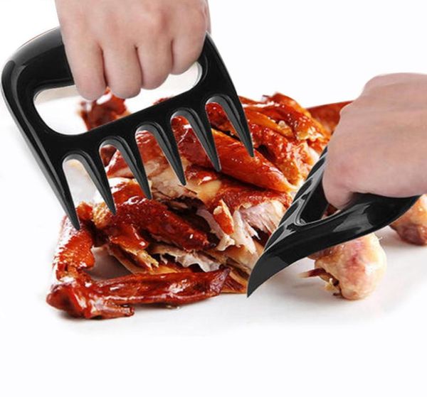 Garras de urso preto garras de plástico BBQ Shredder Frango Separador Fácil Uso Ferramentas de cozinha de churrasco7348553