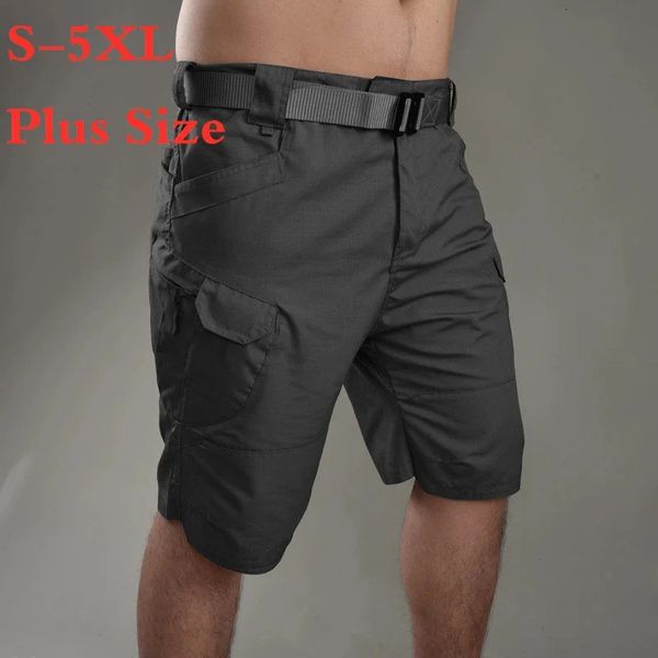 5xl grandi dimensioni di grandi dimensioni pantaloncini tattici a tattico multi tasca addestramento sportivo estate estate escursionistica militare cortopino 240419