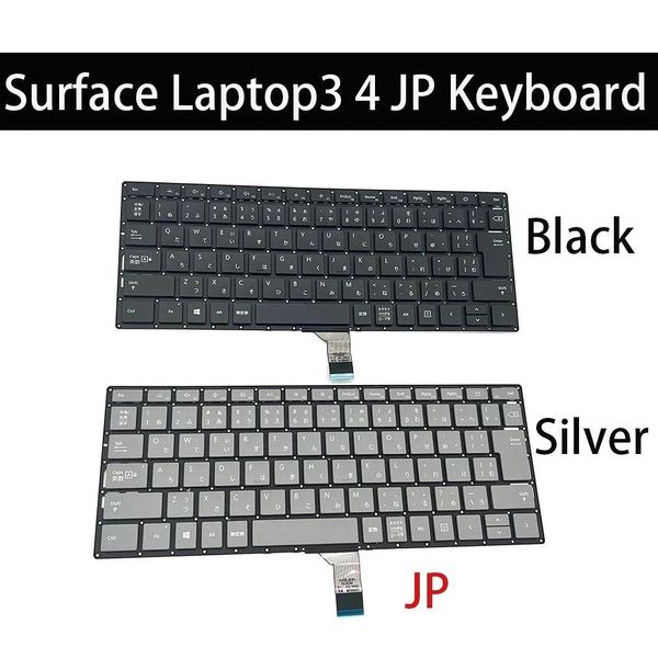 Teclados teclados originais para laptop de superfície 3 1867 1868 1873 laptop4 1951 1958 Notebook 13.5 polegadas 15 polegadas entrega de gota japonesa comp com ot3bu