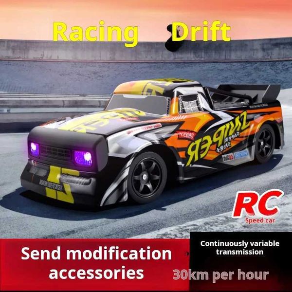 Elektro-/RC-Auto H4 Professional RC Fernbedienung Automobile Allradantrieb Hochgeschwindigkeitsdrift mit hoher Pferdestrecke Bigfoot Bigfoot Climbing Toy RAC T240428